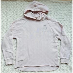 Blue 84 Womens Pale Pink Dewey Beach Delaware Terry Lined Anchors Sweatshirt M L